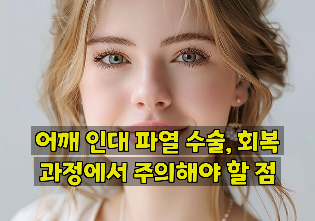 어깨 인대 파열 수술, 회복 과정에서 주의해야 할 점